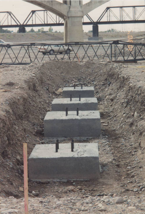 Span 6 Falsework Footings