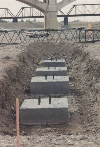 Span 6 Falsework Footings