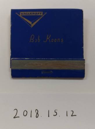 Bob Koons Hallcraft Townhouses Matchbook