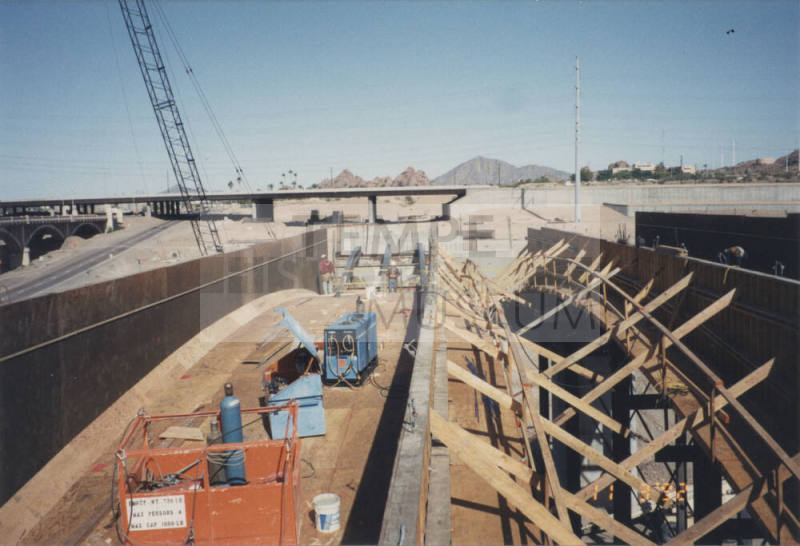 Soffit and Outside Girder Form Span 4