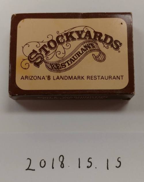 Stockyards Restaurant Matchbook