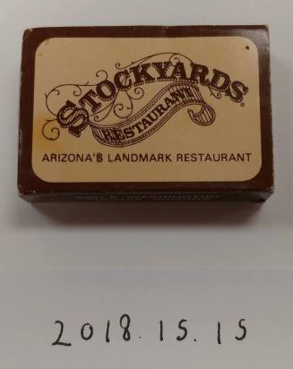 Stockyards Restaurant Matchbook