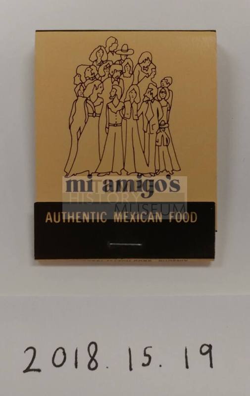 Mi Amigos Restaurant Matchbook