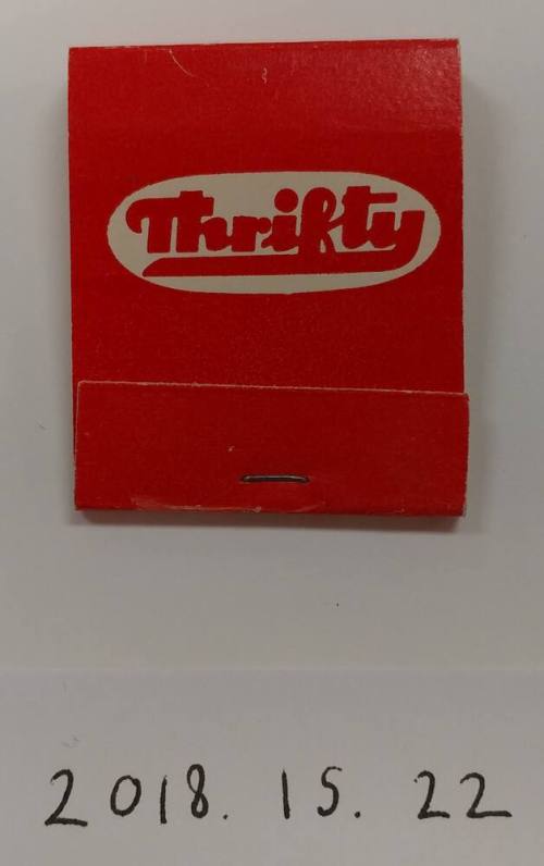Thrifty Drug and Discount Store Matchbook