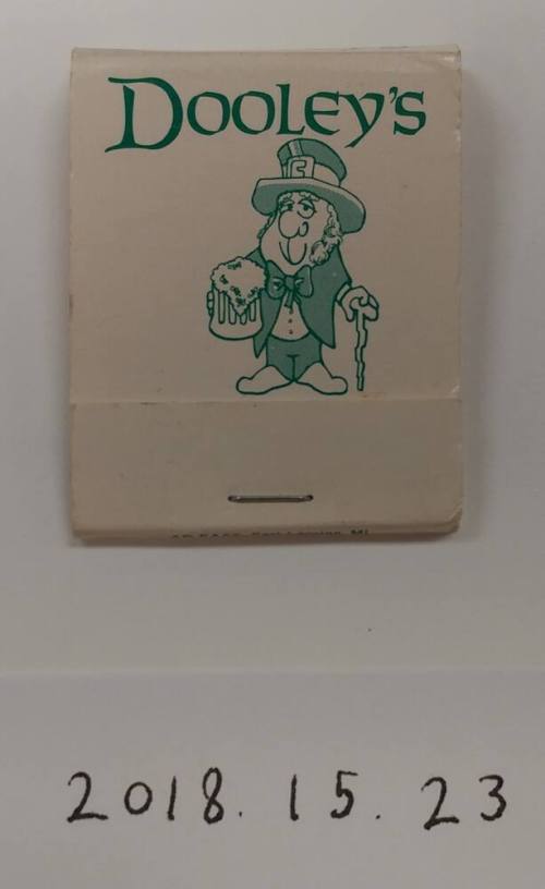Dooley's Pub Matchbook
