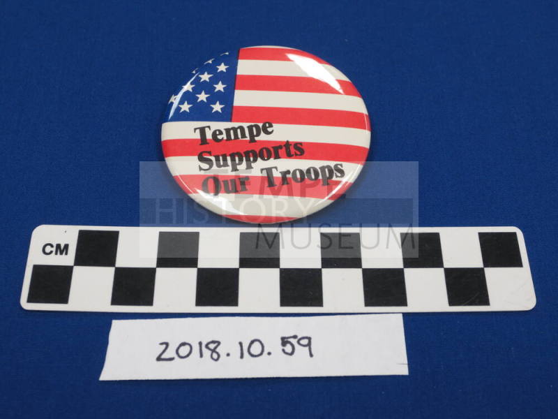 Tempe Supports Our Troops Pin