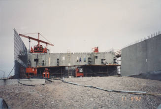 Post Tensioning Frame 1 at Abut 1 - G-1