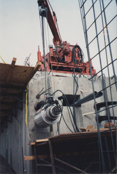 Post Tensioning Frame 1 at Abut 1 - G-5