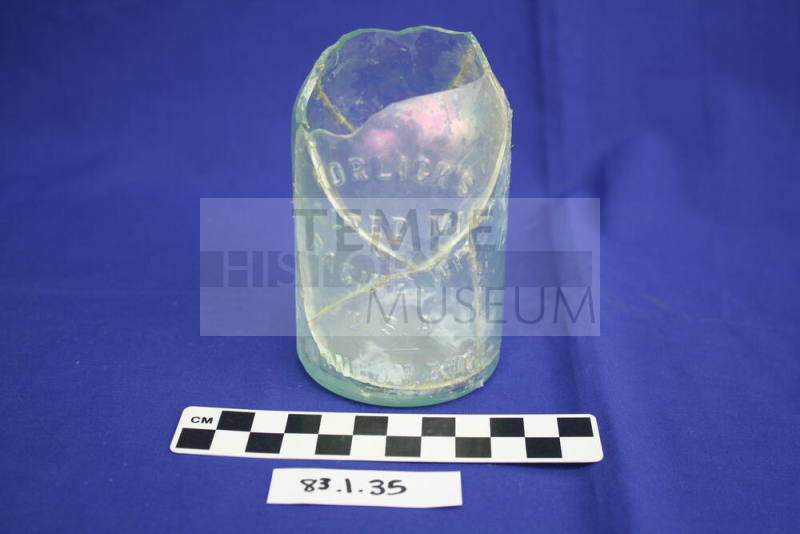 Horlick's Malted Milk Bottle Fragment