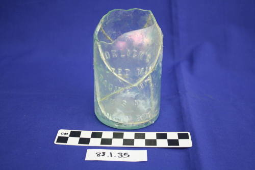 Horlick's Malted Milk Bottle Fragment