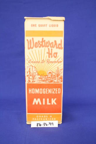 Westward Ho Dairy Milk carton