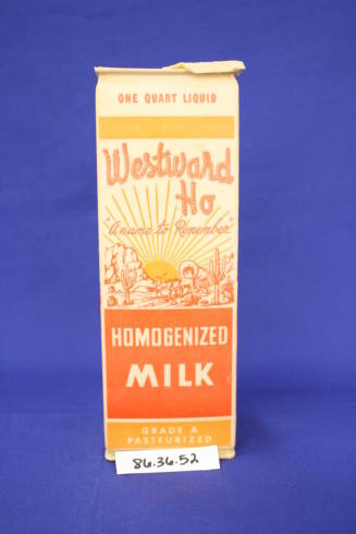 Westward Ho Dairy Milk carton
