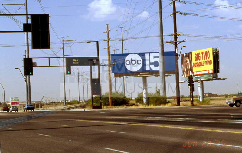 A Couple of Billboards Located Near Elliot Rd