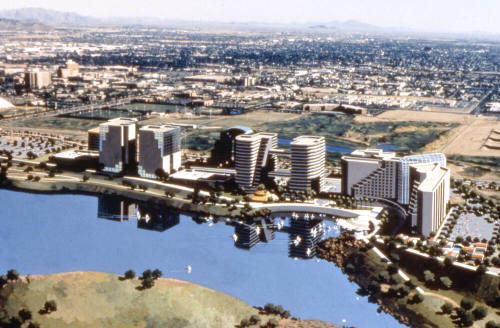 Proposed development along Tempe Town Lake