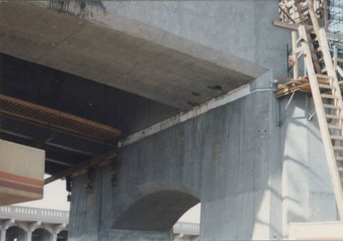 Falsework Removal Span 3 at Pier 3