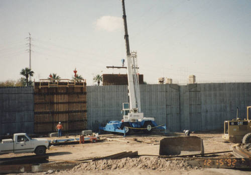 Forming Southeast Retaining Walls and Light Blisters