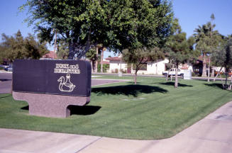 Tempe City Center, 1400 E. Southern Avenue, Duck and Decanter Sign
