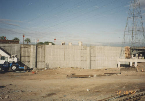 Forming Southeast Retaining Walls and Light Blisters