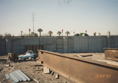 Forming Southeast Retaining Walls and Light Blisters
