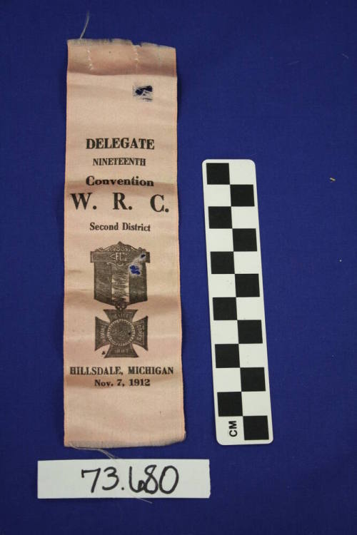 Delegate Ribbon 19th Women's Relief Corps