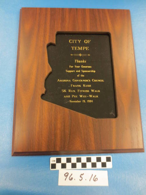 Plaque, Governor's Council