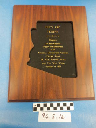 Plaque, Governor's Council