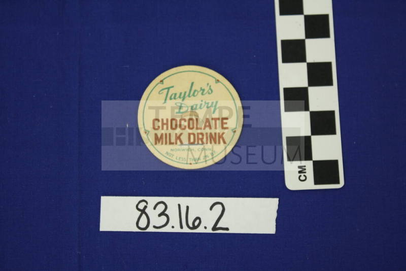 Roadside Dairy milk bottle cap