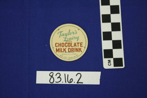 Roadside Dairy milk bottle cap