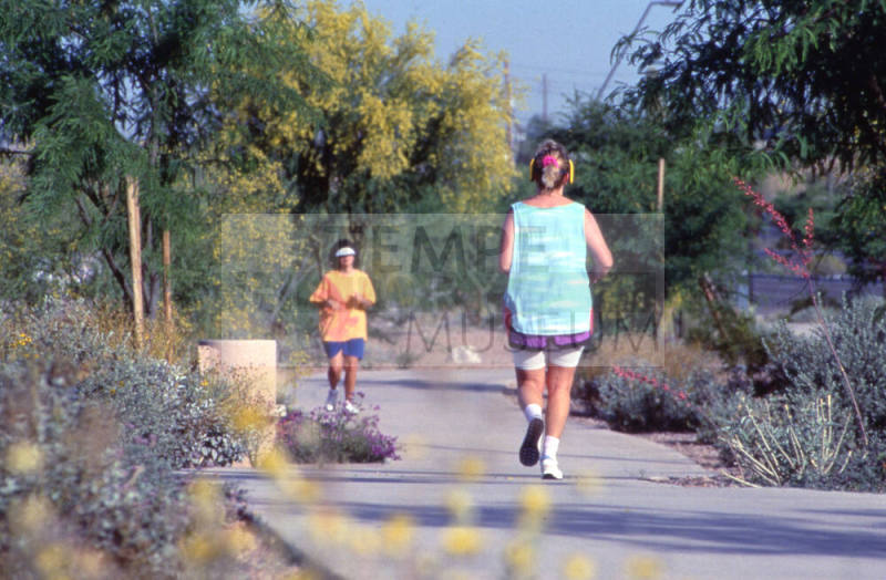 Joggers near SRP - Papago Park Center