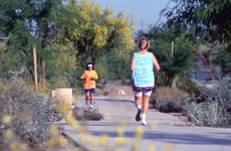 Joggers near SRP - Papago Park Center