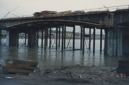 Reinforced Steel Overpass Abut #1