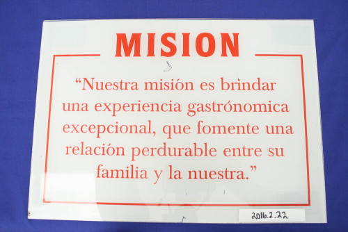 Monti's La Casa Vieja Mission Statement