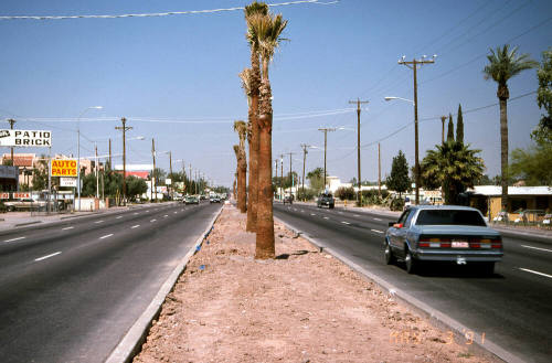Landscaped Median, East Apache Blvd.