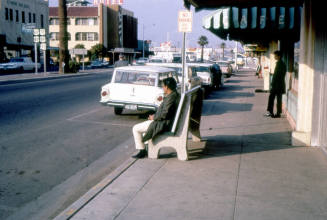 Mill Ave. bus stop near Casa Loma