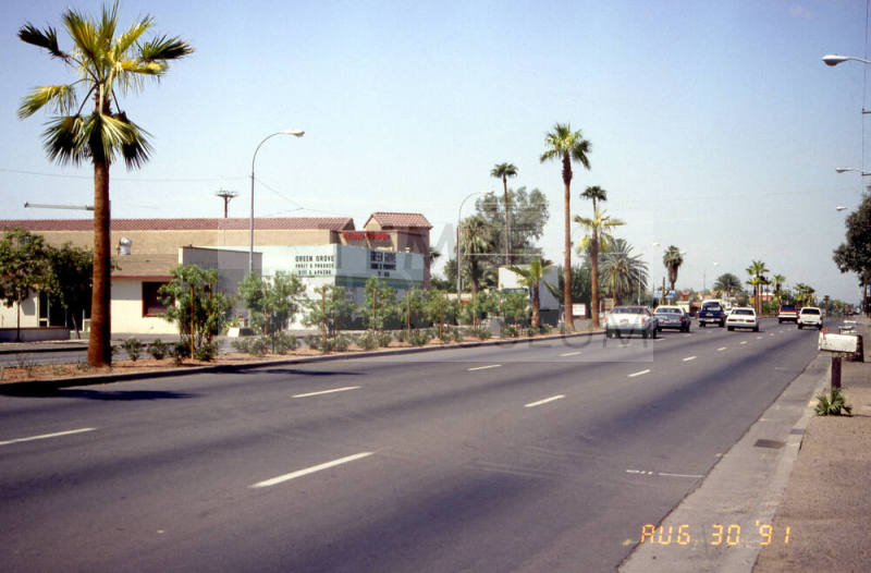 Apache Blvd at 2100 block looking west