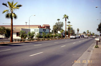 Apache Blvd at 2100 block looking west