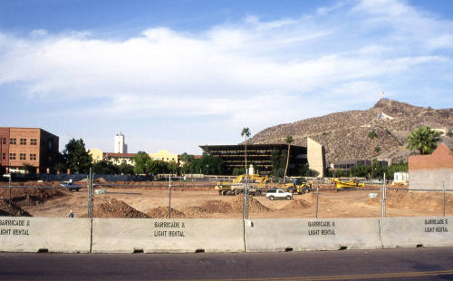 Brickyard construction site from 7th St.