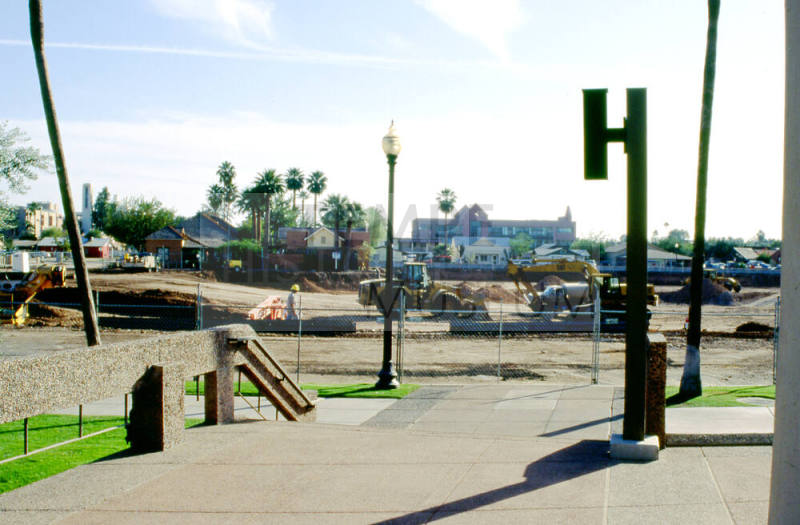 Brickyard construction site from 6th St.