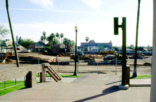 Brickyard construction site from 6th St.