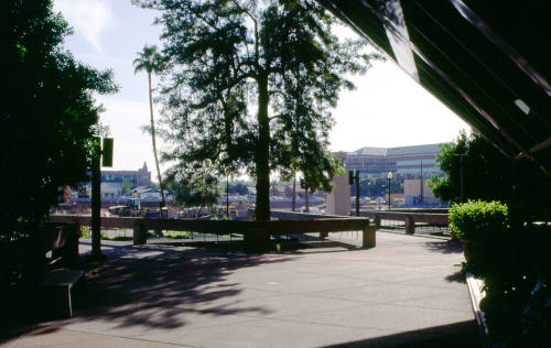 Brickyard construction site from City Hall