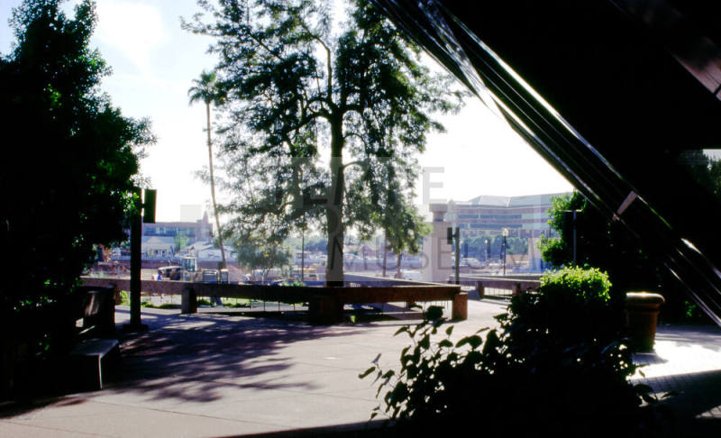 Brickyard construction site from City Hall