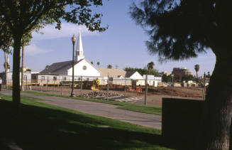 Congregational Church and Brickyard construction site