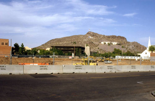 Brickyard construction site from 7th St.