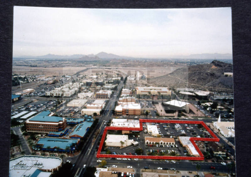 Aerial view of Brickyard site