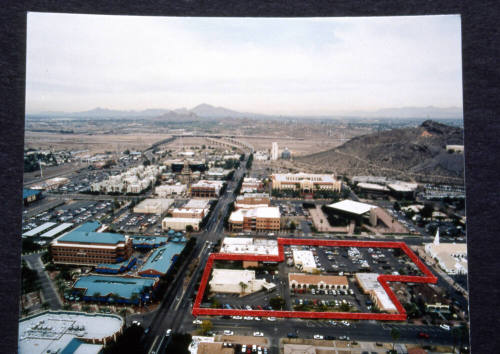 Aerial view of Brickyard site