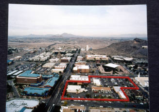 Aerial view of Brickyard site