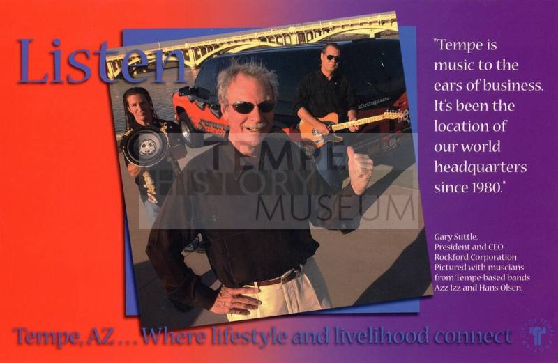 "Tempe...where lifestyle and livelihood connect"