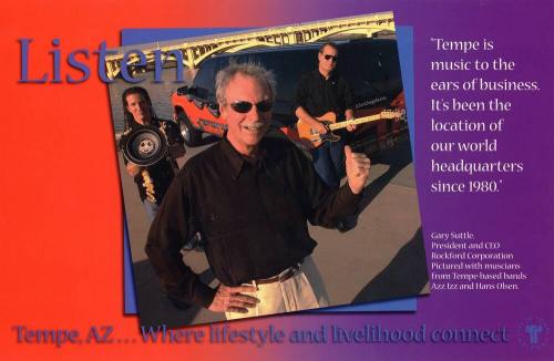"Tempe...where lifestyle and livelihood connect"