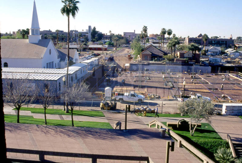 Brickyard construction, from City Hall