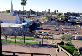 Brickyard construction, from City Hall